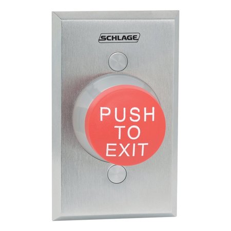 SCHLAGE ELECTRONICS Schlage Electronics 620 Series, Pushbutton, Stainless Steel 623RD EX DP